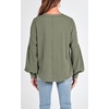 image:imageBTFBM Long Sleeve Shirts for Women 2026 Fall TopsBean Green