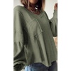 image:imageBTFBM Long Sleeve Shirts for Women 2026 Fall TopsBean Green