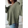 image:imageBTFBM Long Sleeve Shirts for Women 2026 Fall TopsBean Green