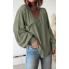 image:imageBTFBM Long Sleeve Shirts for Women 2026 Fall TopsBean Green