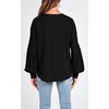 image:imageBTFBM Long Sleeve Shirts for Women 2026 Fall TopsBlack