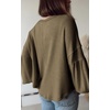 image:imageBTFBM Long Sleeve Shirts for Women 2026 Fall TopsSolid Army Green