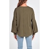image:imageBTFBM Long Sleeve Shirts for Women 2026 Fall TopsSolid Army Green