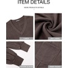 image:imageBTFBM Long Sleeve Shirts for Women 2026 Fall TopsSolid Brown