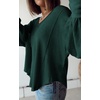 image:imageBTFBM Long Sleeve Shirts for Women 2026 Fall TopsSolid Dark Green