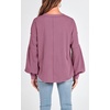 image:imageBTFBM Long Sleeve Shirts for Women 2026 Fall TopsSolid Dusty Pink