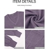 image:imageBTFBM Long Sleeve Shirts for Women 2026 Fall TopsSolid Taro Purple