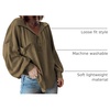 image:imageBTFBM Long Sleeve Shirts for Women 2026 Fall TopsTurndown Army Green
