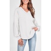 image:imageBTFBM Long Sleeve Shirts for Women 2026 Fall TopsWhite