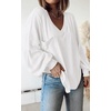 image:imageBTFBM Long Sleeve Shirts for Women 2026 Fall TopsWhite