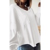 image:imageBTFBM Long Sleeve Shirts for Women 2026 Fall TopsWhite