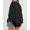 image:imageBTFBM Oversized Sweatshirt For Women 2026 FallBlack Dark Grey
