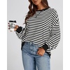 image:imageBTFBM Oversized Sweatshirt For Women 2026 FallWhite Black