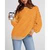 image:imageBTFBM Oversized Sweatshirt For Women 2026 FallYellow Orange