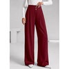 image:imageBTFBM Wide Leg Dress Pants Women Business Casual OutfitsBurgundy