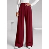 image:imageBTFBM Wide Leg Dress Pants Women Business Casual OutfitsBurgundy