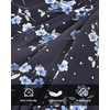 image:imageBTFBM Womens Dresses Fall Chiffon Floral V Neck Long Sleeve Mini DressBlack Blue Flower