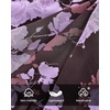 image:imageBTFBM Womens Dresses Fall Chiffon Floral V Neck Long Sleeve Mini DressPurple Flower