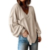 image:imageBTFBM Long Sleeve Shirts for Women 2026 Fall TopsApricot