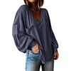 Solid Dark Grey Blue