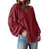 Turndown Wine Red