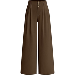 image:imageBTFBM Wide Leg Dress Pants Women Business Casual OutfitsBrown