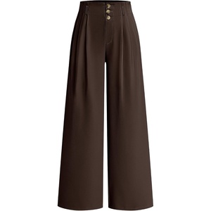 image:imageBTFBM Wide Leg Dress Pants Women Business Casual OutfitsDark Brown