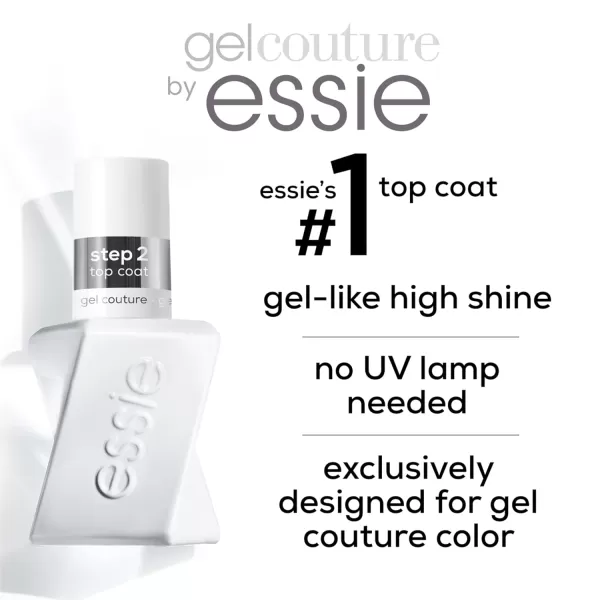 Essie Gel Couture Longwear Nail Polish  Top Coat Kit Scarlet Red Nail Polish Rock The Runway  Top Coat Gifts For Women And Men 046Oz Each09 ROCK THE RUNWAY KIT