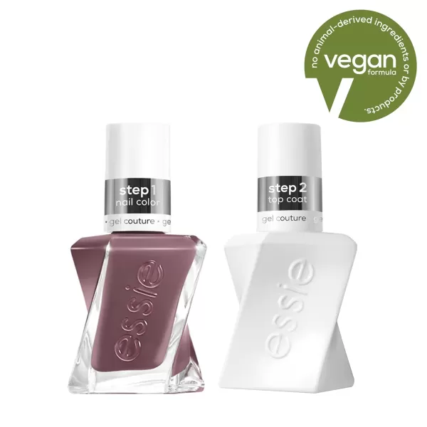 Essie Gel Couture Longwear Nail Polish  Top Coat Kit Scarlet Red Nail Polish Rock The Runway  Top Coat Gifts For Women And Men 046Oz Each10 TAKE ME TO THREAD KIT