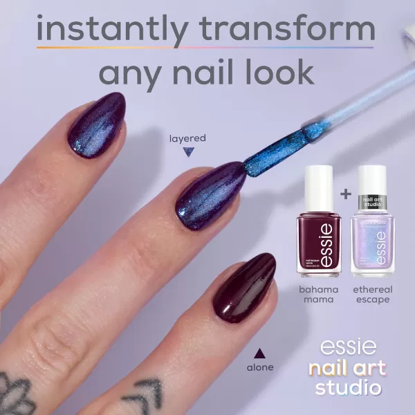 Essie Nail Polish Magenta Chrome Kit Magenta Pink Pencil Me In Shimmer Pink Nail Art Studio Astral Aura Vegan 046 Fl Oz each01 LUSTROUS LUXURY