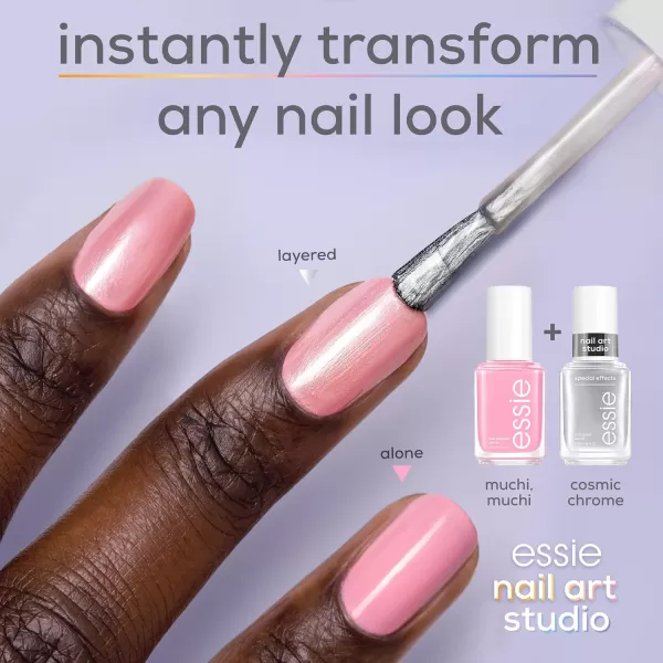 Essie Nail Polish Magenta Chrome Kit Magenta Pink Pencil Me In Shimmer Pink Nail Art Studio Astral Aura Vegan 046 Fl Oz each02 COSMIC CHROME