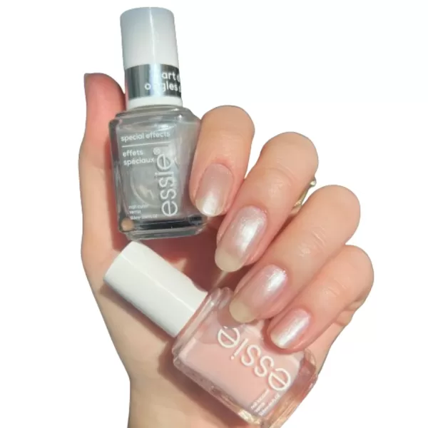 Essie Nail Polish Magenta Chrome Kit Magenta Pink Pencil Me In Shimmer Pink Nail Art Studio Astral Aura Vegan 046 Fl Oz each19 NUDE CHROME BUNDLE