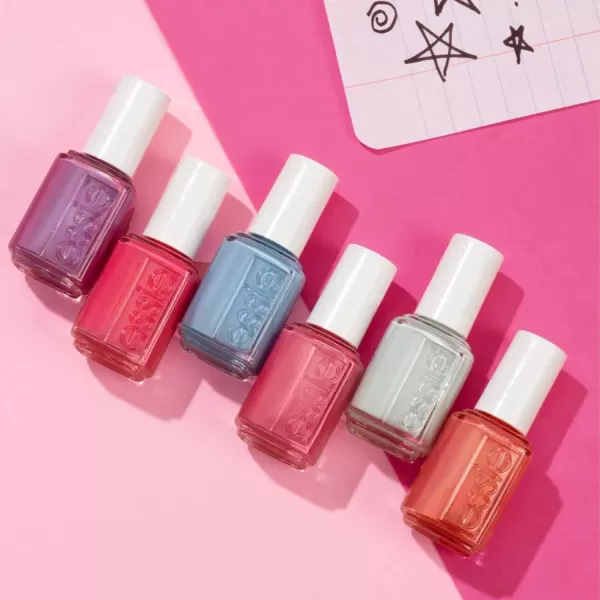 essie Gel Couture Nail Polish Kit Hot Pink Nail Polish  Top Coat Mod Squad 046 oz each09 TULIPS TOUCH