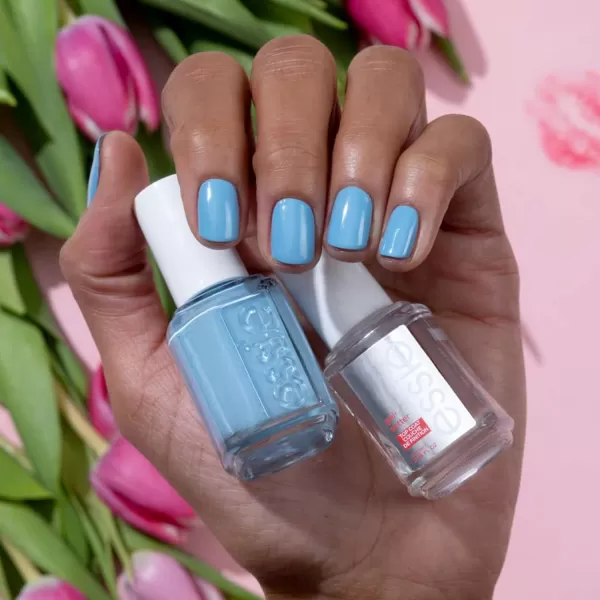 essie Gel Couture Nail Polish Kit Hot Pink Nail Polish  Top Coat Mod Squad 046 oz each09 TULIPS TOUCH