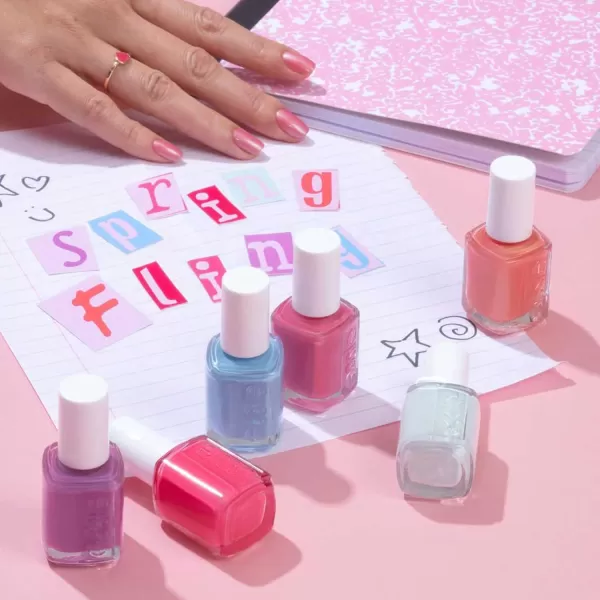 essie Gel Couture Nail Polish Kit Hot Pink Nail Polish  Top Coat Mod Squad 046 oz each09 TULIPS TOUCH