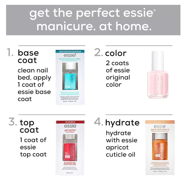 essie Gel Couture Nail Polish Kit Hot Pink Nail Polish  Top Coat Mod Squad 046 oz each19 INTO THE ABLISS
