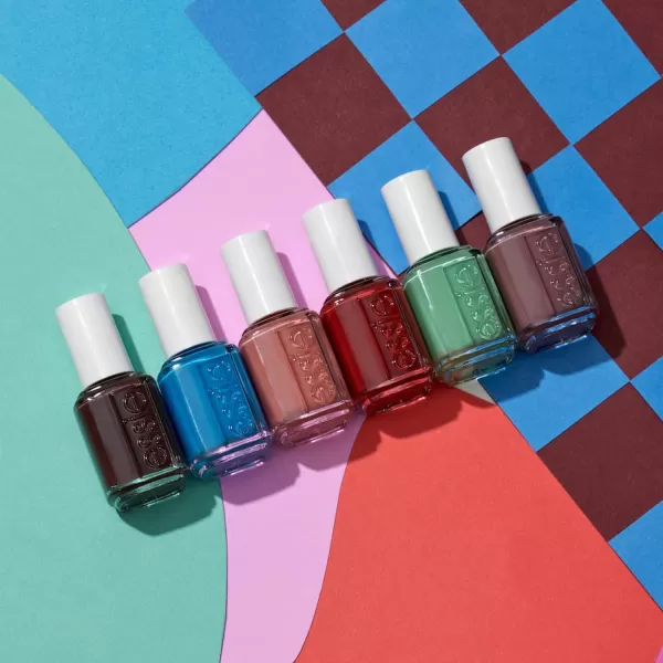 essie Gel Couture Nail Polish Kit Hot Pink Nail Polish  Top Coat Mod Squad 046 oz each30 PERFECTLY PECULIAR