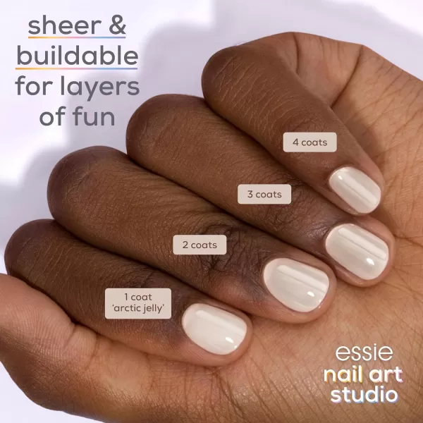 essie Nail Art Studio Special Effects Nail Polish Pearl Vegan Blue Nail Polish Divine Dimension 046 Fl Oz10 ARCTIC JELLY