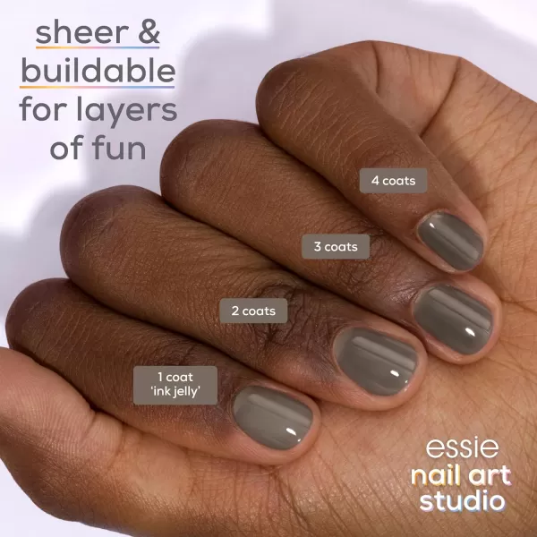 essie Nail Art Studio Special Effects Nail Polish Pearl Vegan Blue Nail Polish Divine Dimension 046 Fl Oz11 INK JELLY