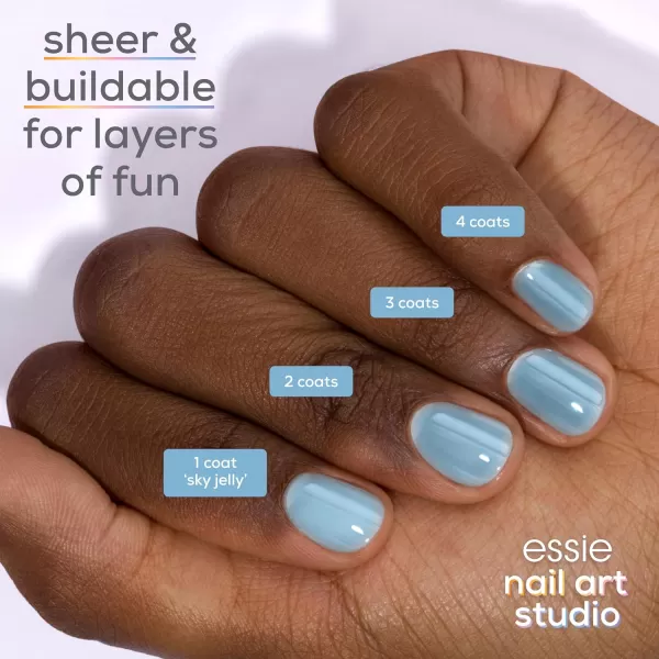 essie Nail Art Studio Special Effects Nail Polish Pearl Vegan Purple Nail Polish Lustrous Luxury 046 Fl Oz15 SKY JELLY