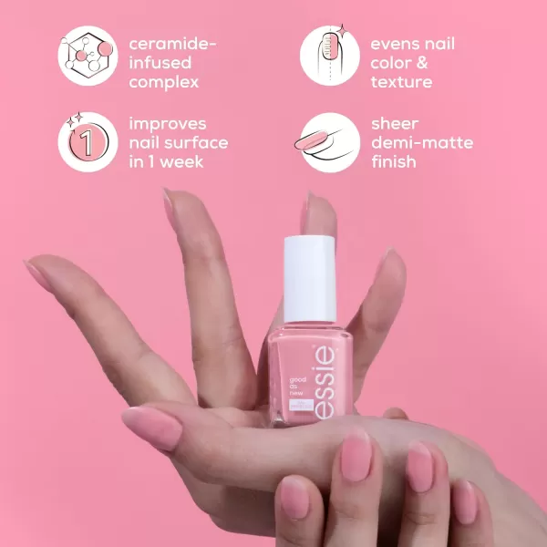 essie Nail Care Apricot Cuticle Oil and Nail Treatment 8Free Vegan On A Roll 046 fl ozPink