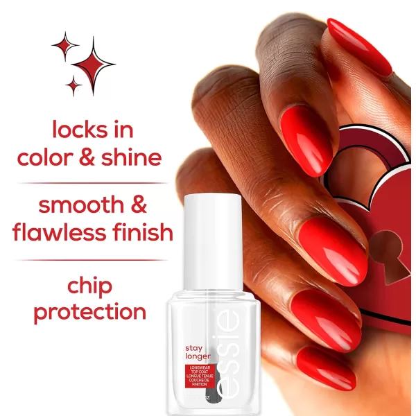 essie Nail Care Apricot Cuticle Oil and Nail Treatment 8Free Vegan On A Roll 046 fl ozSTAY LONGER TOP COAT