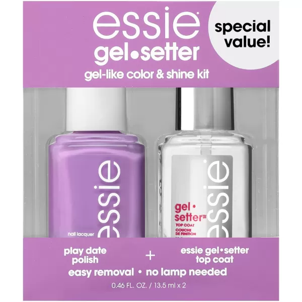 essie Nail Polish SalonQuality Blue Nail Polish UnGuilty Pleasures Vegan To Me From Me 046 fl oz32 CORECARE PLAY DATE GS KIT