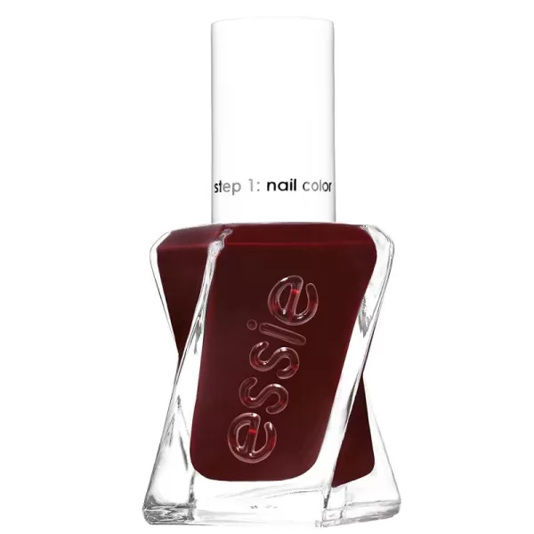 Essie Gel Couture Longwear Nail Polish  Top Coat Kit Scarlet Red Nail Polish Rock The Runway  Top Coat Gifts For Women And Men 046Oz Each06 SPIKED WITH STYLE