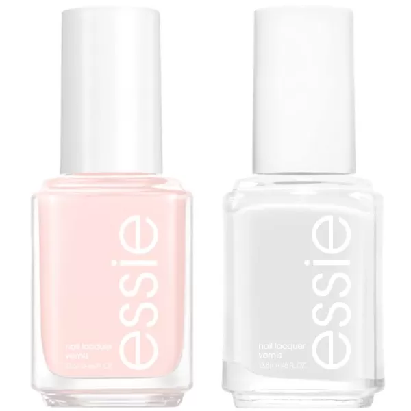 essie Gel Couture Nail Polish Kit Hot Pink Nail Polish  Top Coat Mod Squad 046 oz each42 CORE BALLET FRENCH MANI KIT