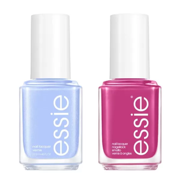 essie Gel Couture Nail Polish Kit Hot Pink Nail Polish  Top Coat Mod Squad 046 oz each44 CORE CHECKMATE BUNDLE  BIKINI SO TEENY  SWOON IN THE LAGOON