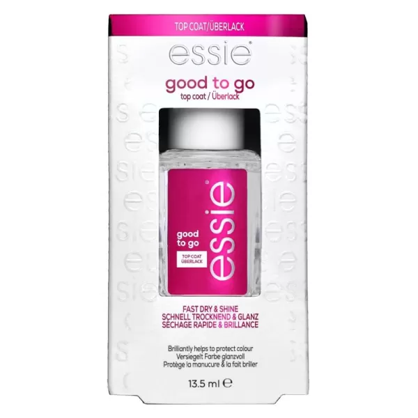 essie Nail Care Apricot Cuticle Oil and Nail Treatment 8Free Vegan On A Roll 046 fl ozGOOD TO GO TOP COAT