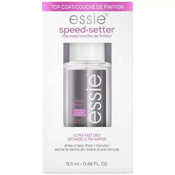 essie Nail Care Apricot Cuticle Oil and Nail Treatment 8Free Vegan On A Roll 046 fl ozSPEED SETTER TOP COAT