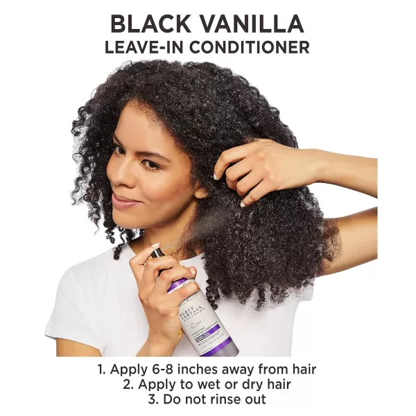 Carols Daughter Purple Bundle Black Vanilla Leave In Conditioner for Curly Wavy or Natural Hair 8 Fl Oz  essie SalonQuality Vegan Nail Polish Bright Purple Play Date 046 fl ozConditioner  Hair Gel