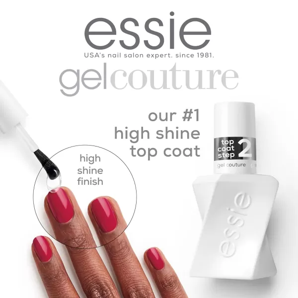 Essie Gel Couture LongLasting Nail Polish 8Free Vegan Clear Matte Top Coat 046 fl oz02 GEL COUTURE 2PC GC TOP COAT DUO KIT